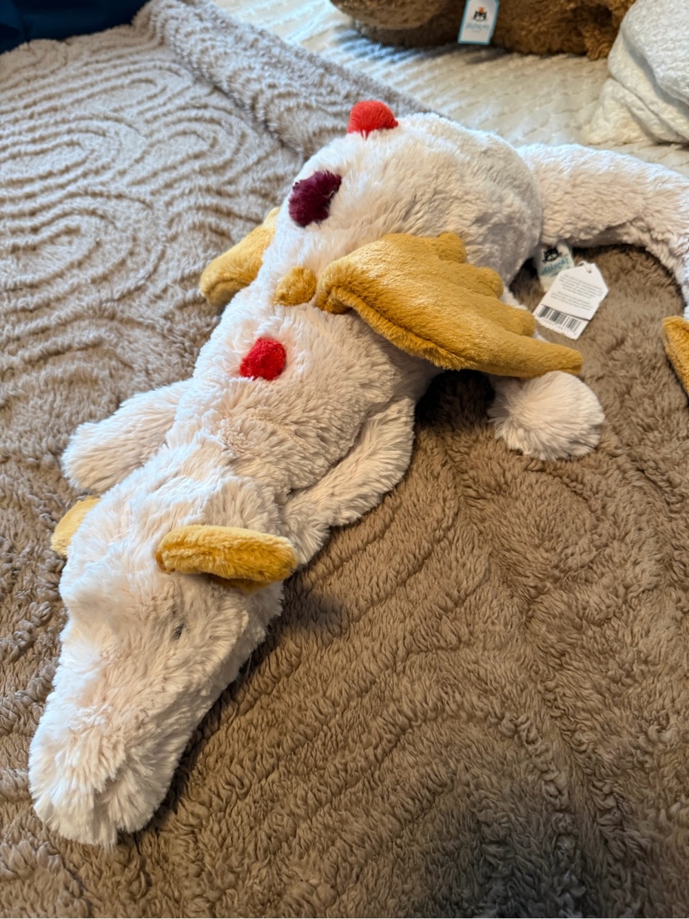 Opalite Large Jellycat Dragon